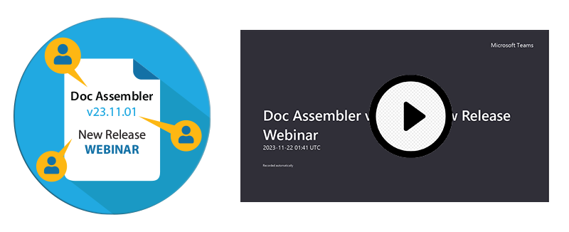 Doc Assembler New Release Webinar