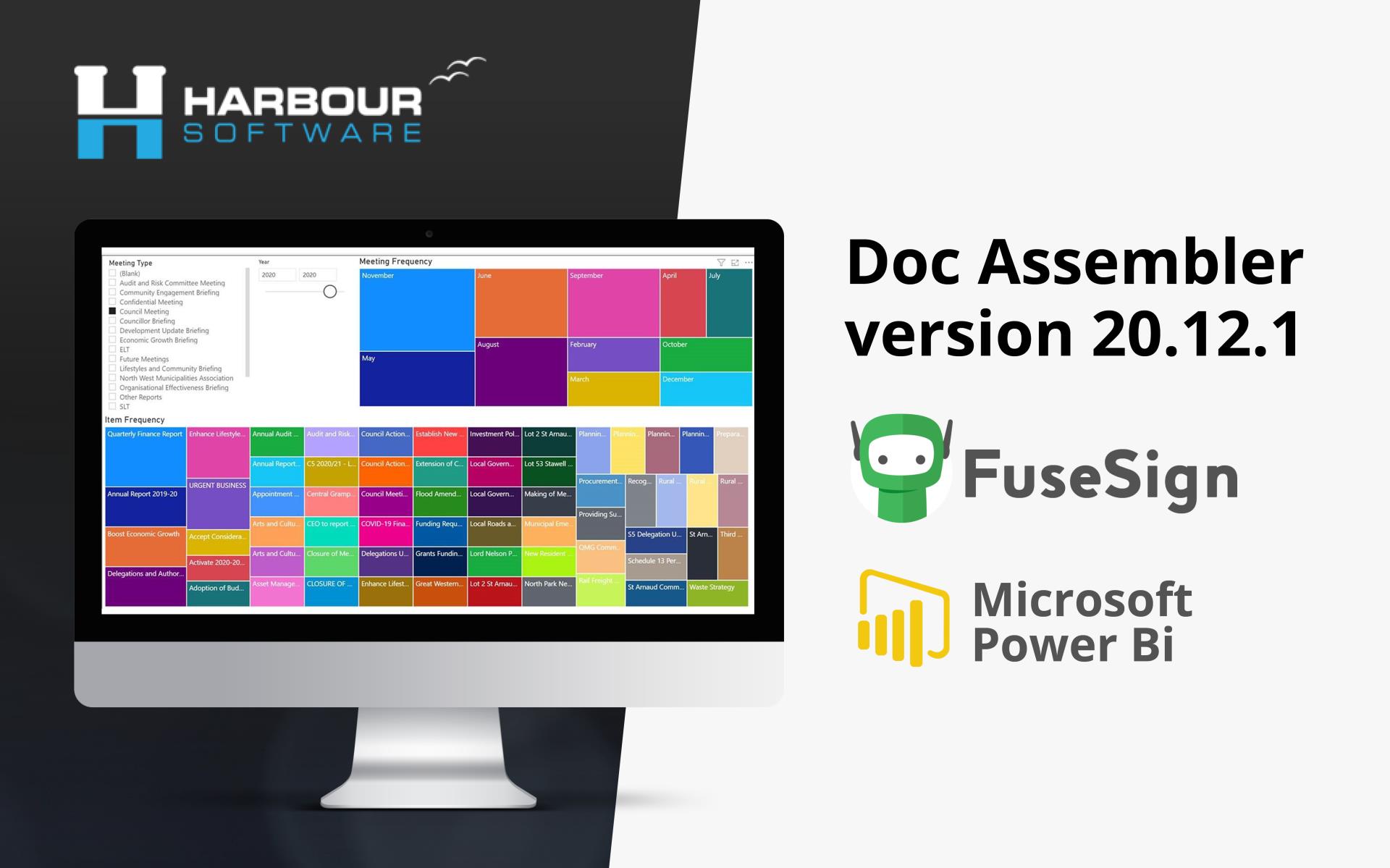 Doc Assembler Power Bi and FuseSign Integration